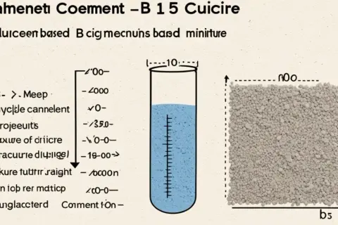 Ile cementu na m3 betonu B15? Kluczowe informacje o proporcjach mieszanki