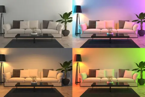 Jaka barwa światła do salonu stworzy przyjemną atmosferę relaksu?