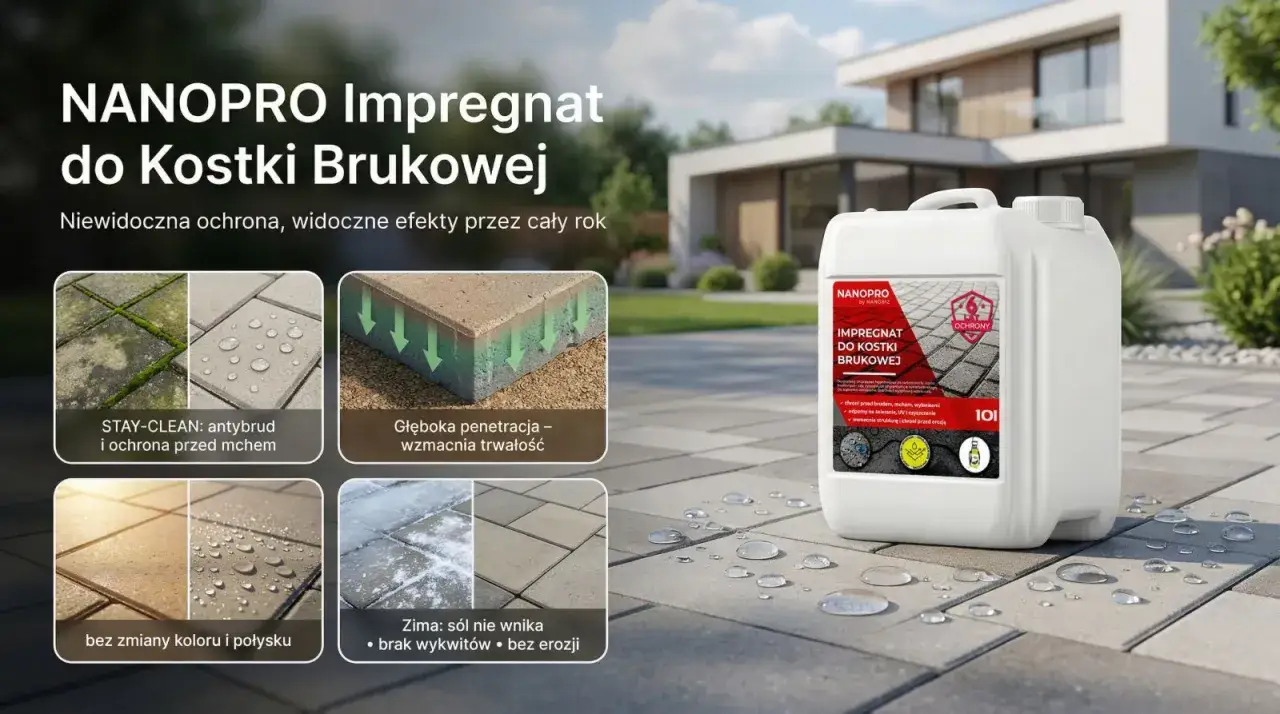 Impregnacja schodów z kostki brukowej - Jak uniknąć zniszczeń zimą?